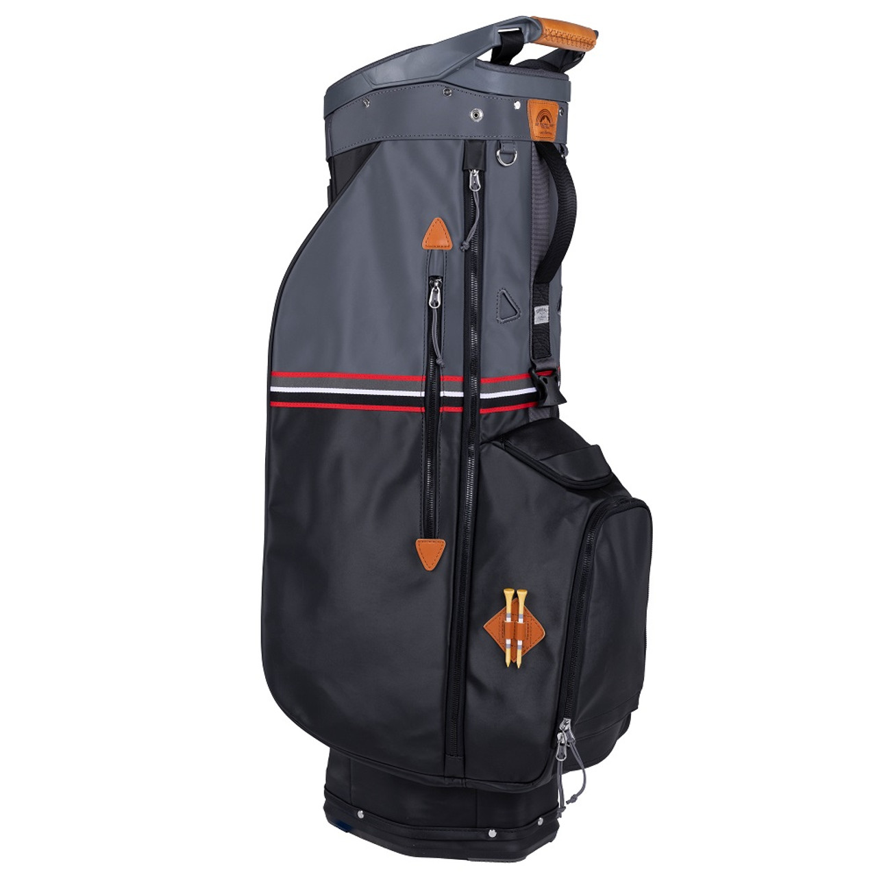 Sun Mountain 2024 Mid Stripe Cart Bag 4-Way Top - Maple Hill